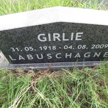 LABUSCHAGNE Girlie 1918-2009