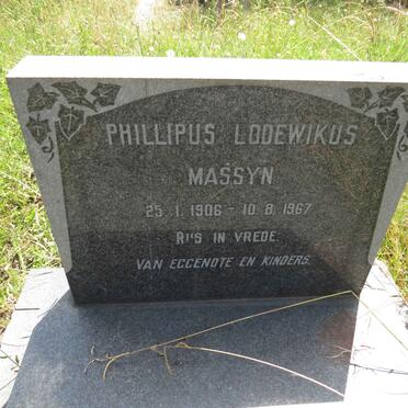 MASSYN Phillipus Lodewikus 1906-1967