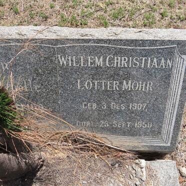 MOHR Willem Christiaan Lotter 1907-1950