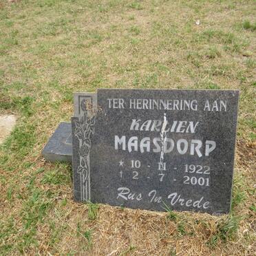 MAASDORP Karlien 1922-2001