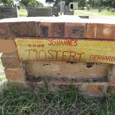 MOSTERT Johannes Gerhardus 1980-2003