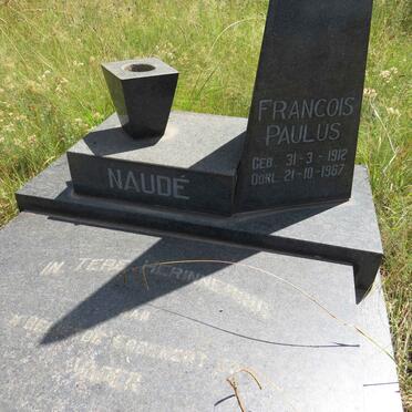 NAUDE Francois Paulus 1912-1967