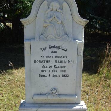 NEL Dorathea Maria nee DE VILLIERS 1881-1933 _1
