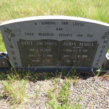 NAUDE Gert Jacobus 1906-1982 & Alida Maria BEUKES 1911-1994