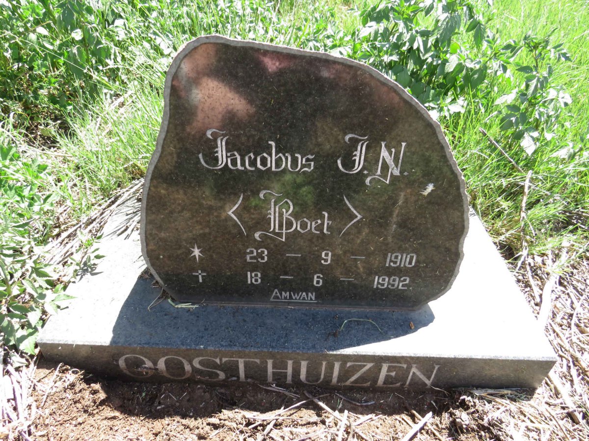 OOSTHUIZEN Jacobus J.N. 1910-1992