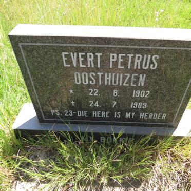 OOSTHUIZEN Evert Petrus 1902-1989