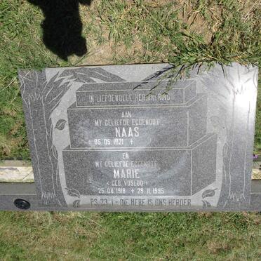 PRINSLOO Naas 1921- & Marie VOSLOO 1918-1995 _2