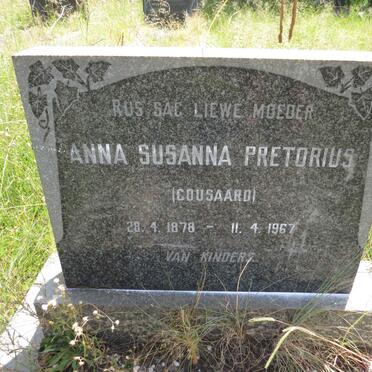PRETORIUS Anna Susanna nee GOUSAARD 1878-1967
