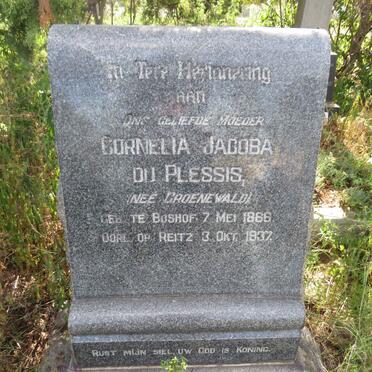PLESSIS Cornelia Jacoba, du nee GROENEWALD 1866-1937