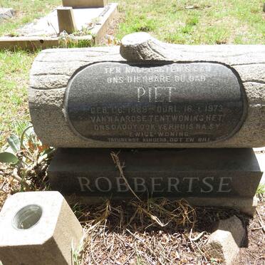ROBBERTSE Piet 1889-1973