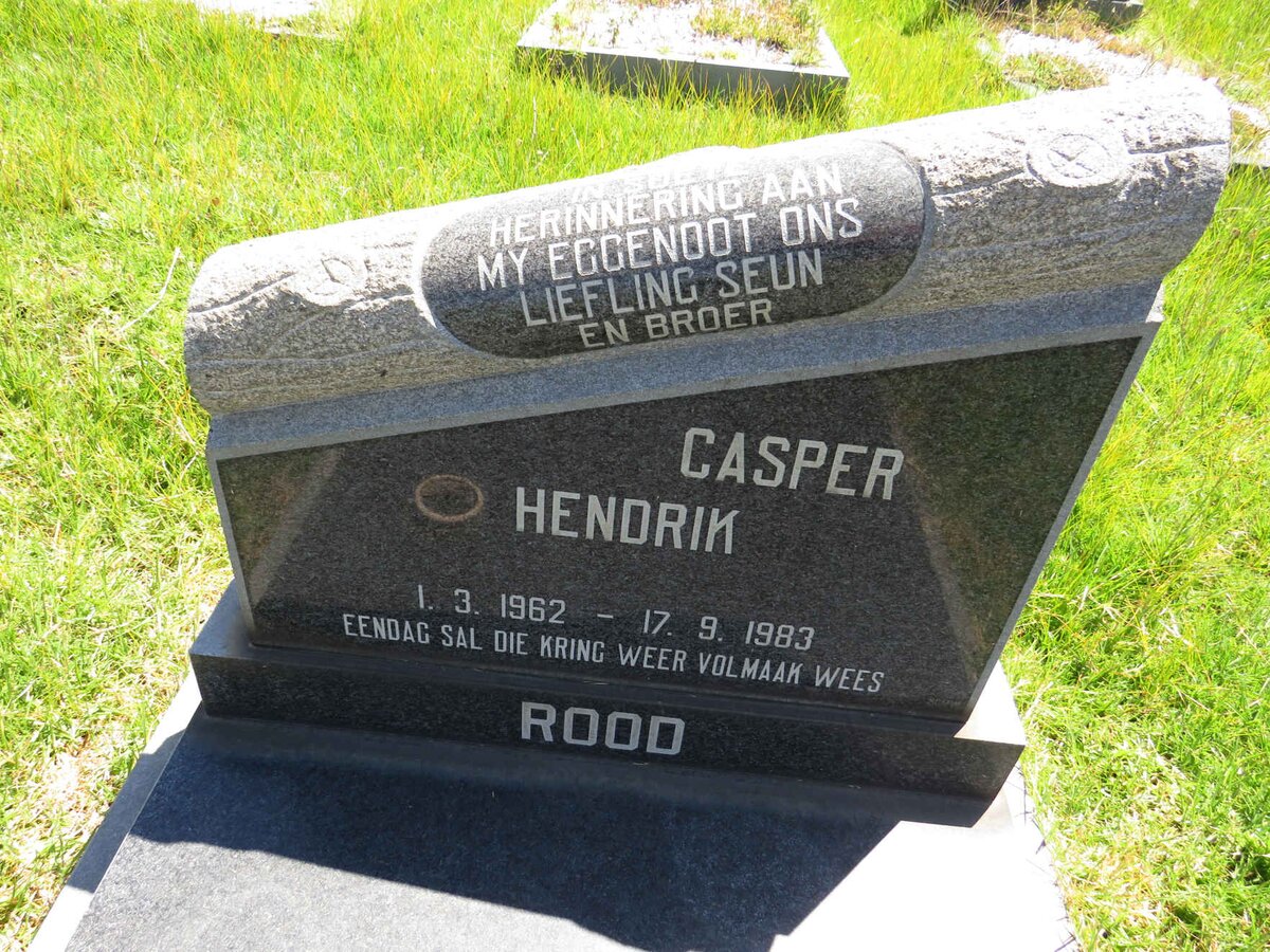ROOD Casper Hendrik 1962-1983