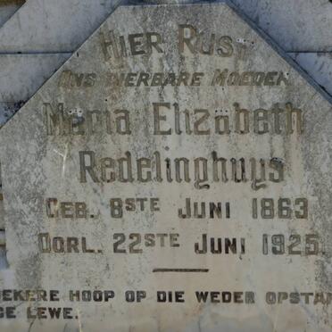 REDELINGHUYS Maria Elizabeth 1863-1925 _2
