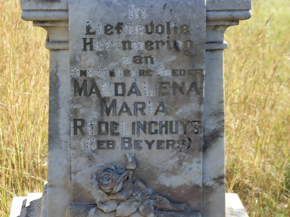 REDELINGHUYS Magdalena Maria nee BEYERS 1889-1937 _2