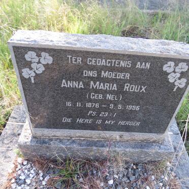 ROUX Anna Maria nee NEL 1876-1956