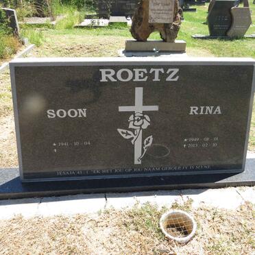ROETZ Soon 1941- & Rina 1949-2013