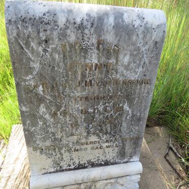 RENSBURG Hennie, van 1908-1927