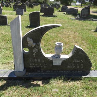 SAAYMAN Corrie 1925-1993 & Babs 1929-2012