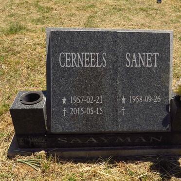 SAAYMAN Cerneels 1957-2015 & Sanet 1958-