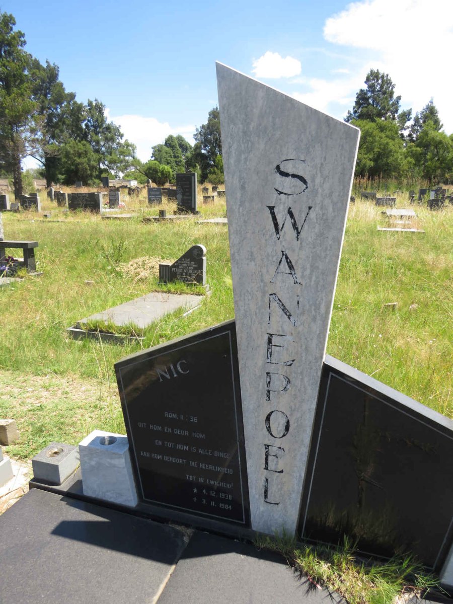 SWANEPOEL Nic 1938-1984