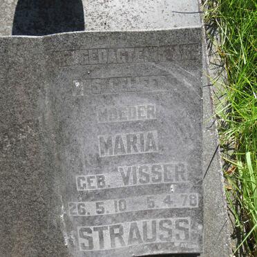 STRAUSS Maria nee VISSER 1910-1978