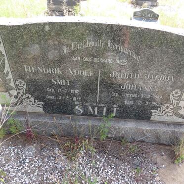 SMIT Hendrik Adolf 1882-1949 & Judith Jacoba Johanna HEYNS 1884-1963