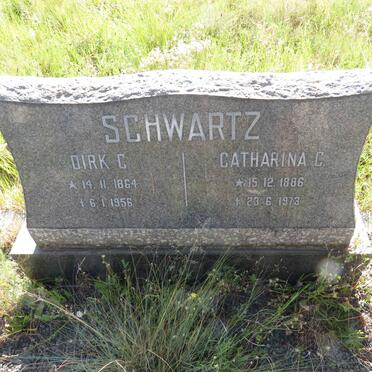 SCHWARTZ Dirk C. 1864-1956 & Catharina C. 1886-1973