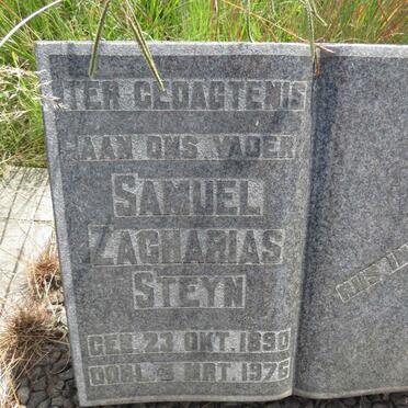 STEYN Samuel Zacharias 1890-1976