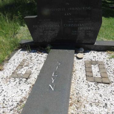 STEYN Christiaan Frederik 1905-1974 & Johanna Louisa KEMP 1904-1975  _1
