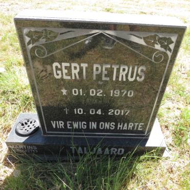 TALJAARD Gert Petrus 1970-2017