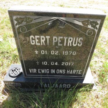TALJAARD Gert Petrus 1970-2017