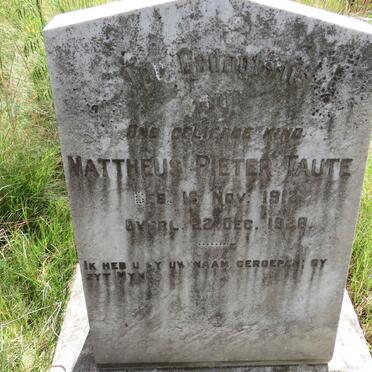 TAUTE Mattheus Pieter 1912-1926