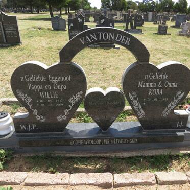 TONDER W.J.P., van 1937-2009 & J.J. 1945-