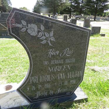 VUUREN Noreen, van PRETORIUS 1966-1998