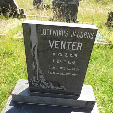 VENTER Lodewikus Jacobus 1918-1976