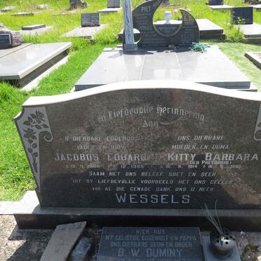 WESSELS Jacobus Eduard 1906-1985 & Kitty Barbara PRETORIUS 1914-1992 :: DUMINY B.W. 1966-2000 _1