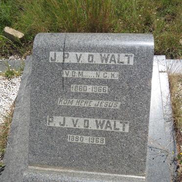 WALT J.P., v.d. 1880-1966 & P.J. 1880-1968
