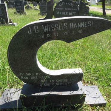 WESSELS J.G. 1947-1992