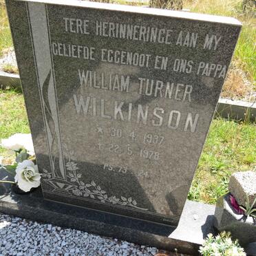 WILKINSON William Turner 1937-1978