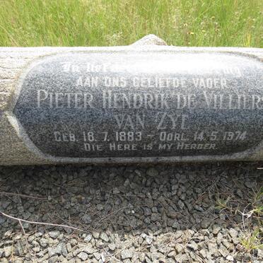 ZYL Pieter Hendrik De Villiers, van 1883-1974
