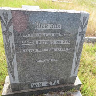 ZYL Jacob Petrus, van 1876-1946