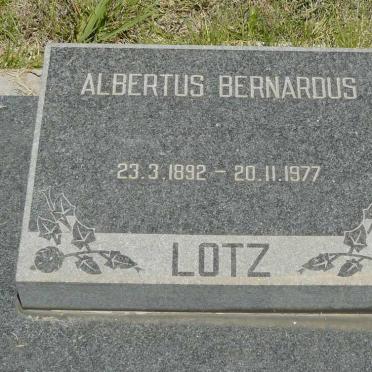 LOTZ Albertus Bernardus 1892-1977