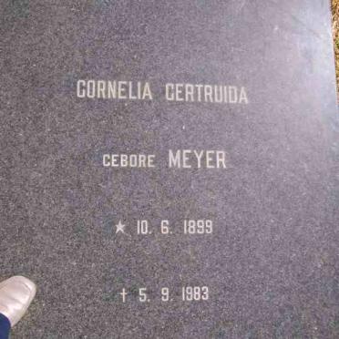 PIETERS Cornelia Gertruida nee MEYER 1899-1983