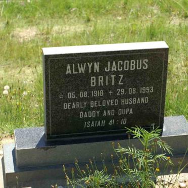 BRITZ Alwyn Jacobus 1918-1993