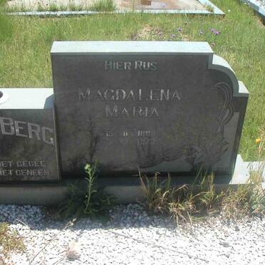 BERG Roedolf Nicolaas, van der 1893-1971 &amp; Magdalena Maria 1898-1973