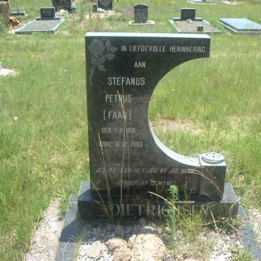 DIETRICHSEN Stefanus Petrus 1918-1983