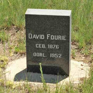 FOURIE David 1876-1952