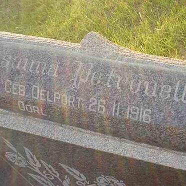 MERWE Willem Cornelius, v.d. 1910-1964 & Susanna Petronella DELPORT 1916-