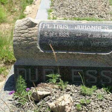 PLESSIS Petrus Johannes, du 1889-1968