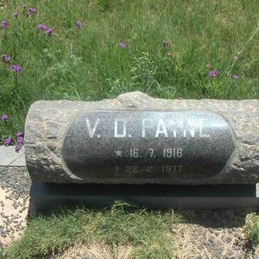 PAYNE V.D. 1916-1977