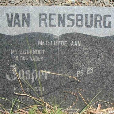 RENSBURG Jasper, van 1900-19??